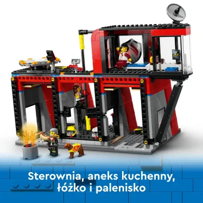 LEGO City Remiza stra�acka z wozem stra�ackim 60414