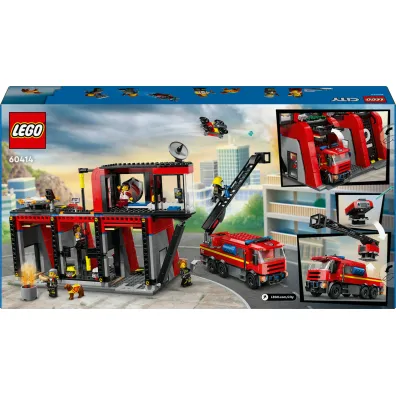 LEGO City Remiza stra�acka z wozem stra�ackim 60414