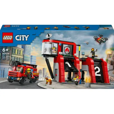 LEGO City Remiza stra�acka z wozem stra�ackim 60414