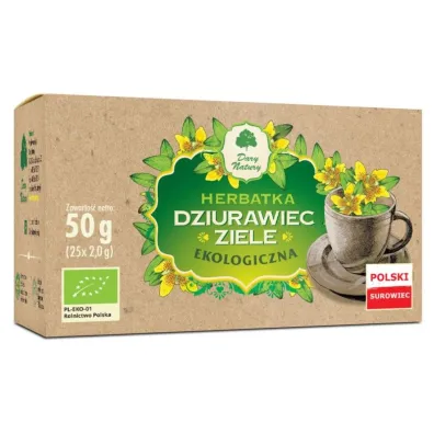 Dary Natury Herbatka ziele dziurawca 25 x 2 g Bio
