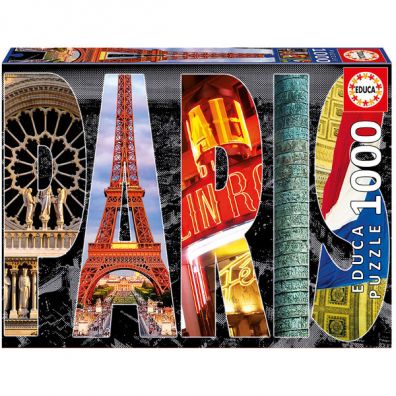 Puzzle 1000 el. Paryski kola Educa