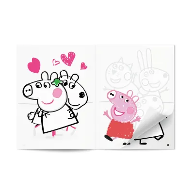 Peppa Pig. Odrysuj koloruj. Baw si� z Pepp�!