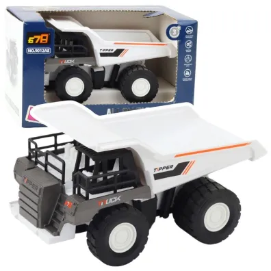 Wywrotka metalowe elementy z nap�dem bia�a LeanToys