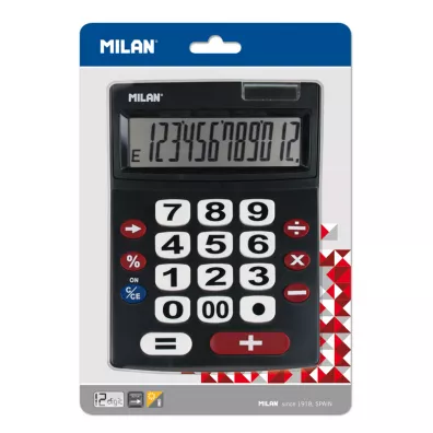 Milan Kalkulator 12 poz. du�y wy�wietlacz