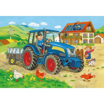 Puzzle 2x12 el. Ci�ka praca Ravensburger