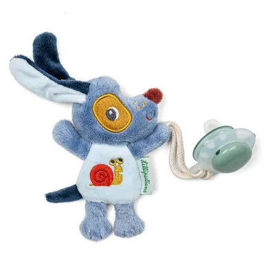 Lilliputiens Zawieszka do smoczka wiecca w ciemnoci Nocny mini przyjaciel Piesek Jules 0 m+