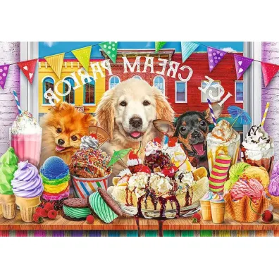 Puzzle 1000 el. Doggy Peekers Trefl