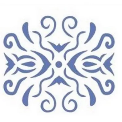 Galeria Hobby Szablon zmywalny ornament 12x15cm, 0.5mm
