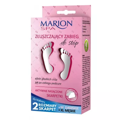 Marion SPA z�uszczaj�cy zabieg do st�p nas�czone skarpetki 40 ml