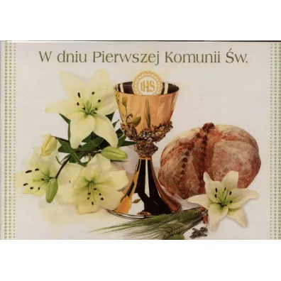 Pol-Mak Kartki Karnet okazyjny A5 z kopert� - Ld Komunia