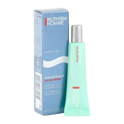 Biotherm Homme Aquapower Eye Hydrator Depuffing Effect krem przeci opuchni�ciom pod oczami 15 ml