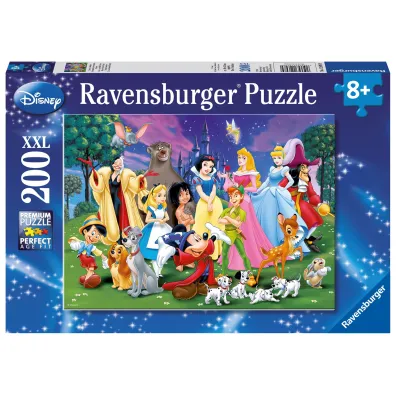 Puzzle 200 el. XXL Disney. Ulubione postacie z bajek Ravensburger