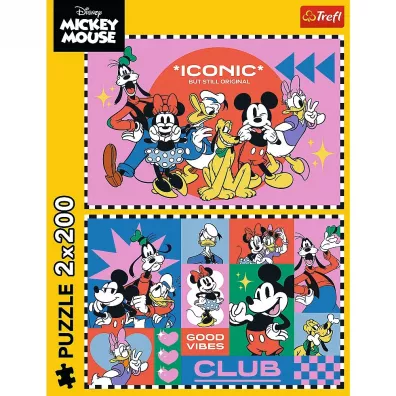 Puzzle 2x200 el. Czas z przyjaci�mi Trefl