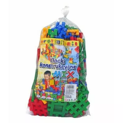 Klocki konstrukcyjne 110 el. mix w worku