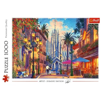 Puzzle 1000 el. Barcelona, Hiszpania Trefl