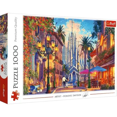 Puzzle 1000 el. Barcelona, Hiszpania Trefl