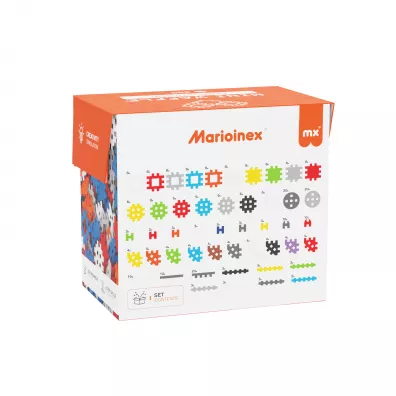 Mini Waffle Konstruktor klocki konstrukcyjne wafle mini 300el MARIOINEX 902271