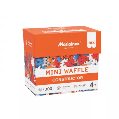 Mini Waffle Konstruktor klocki konstrukcyjne wafle mini 300el MARIOINEX 902271