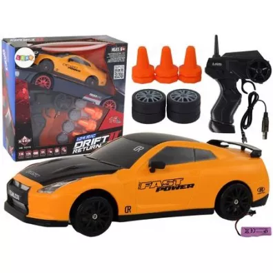Autko sportowe R/C 1:24 wymienne ko�a ��te LeanToys