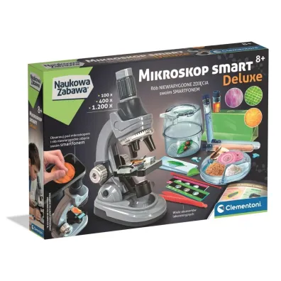 CLE Naukowa zabawa Mikroskop Smart Deluxe 50441 Clementoni