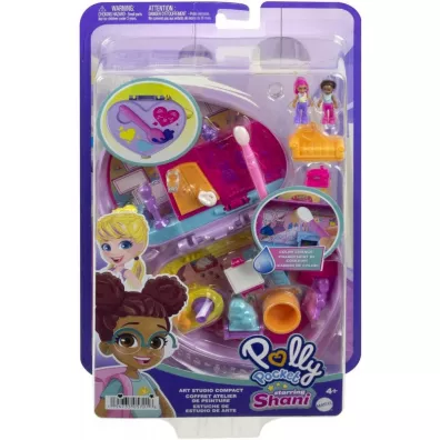 Zestaw kompaktowy Polly Pocket Studio artystyczne Mattel