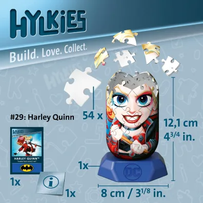 Puzzle 54 el. 3D Hylkies: DC Harley Quinn Ravensburger