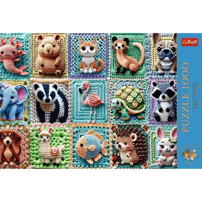 Puzzle 1000 el. Szyde�kowe zwierz�tka Trefl
