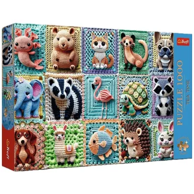 Puzzle 1000 el. Szyde�kowe zwierz�tka Trefl