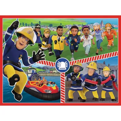 Puzzle + Memos 2w1 (24+30+48 el.) Dru�yna Stra�aka Sama Trefl