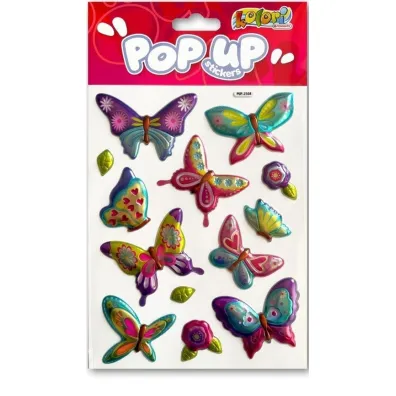 Penmate Naklejki metaliczne Rainbow Butterflies