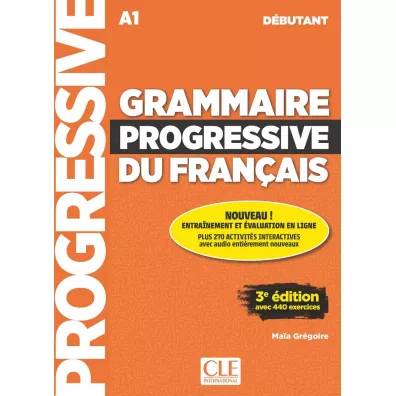 Grammaire Progressive du Francais Niveau debutant Podr�cznik +CD 3ed /2018/ - Maia Gregoire