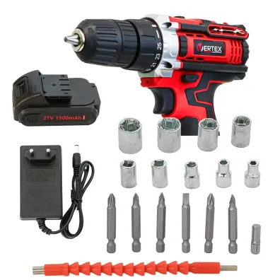 Vertex Wkr�tarka 21v /2x1,5ah walizka