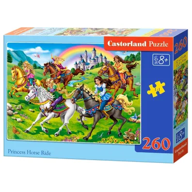 Puzzle 260 el. Przeja�d�ka konna ksi�niczek Castorland