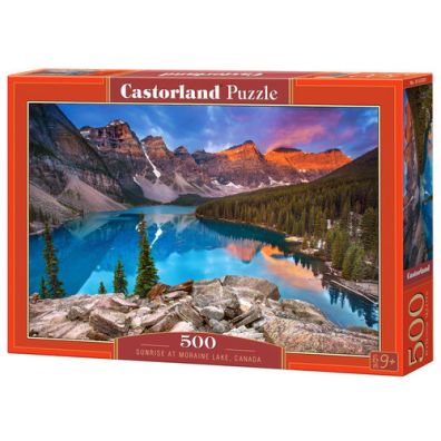 Puzzle 500 el. Sunrise at Moraine Lake, Canada Castorland