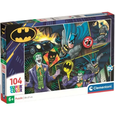 Puzzle 104 el. SuperColor. Batman Clementoni