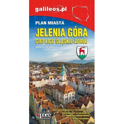 Jelenia G�ra, Cieplice �l�skie-Zdr�j - plan miasta