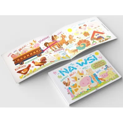 Ksi��ka edukacyjna z puzzlami. Na wsi