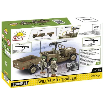 Historical collection wwii HC Willys MB&trailer