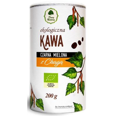 Dary Natury Kawa czarna mielona z chagą 200 g Bio