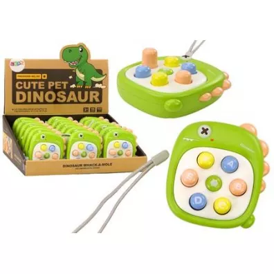 Gra zr�czno�ciowai dinozaur zielona LeanToys