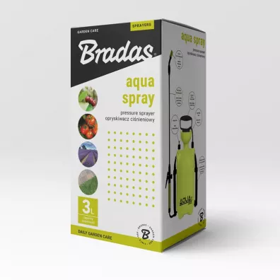 Bradas Opryskiwacz rczny "aqua spray" zielony 3 l