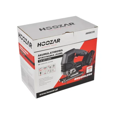 Hoozar Wyrzynarka 18v 1x2.0ahjs10bl