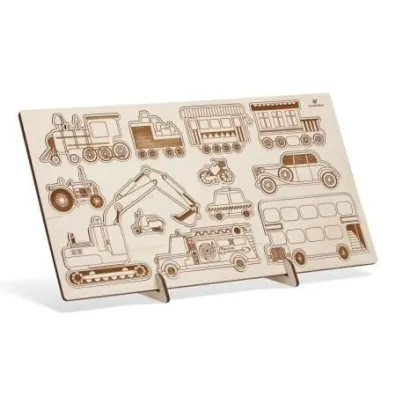 Puzzle drewniane - Wszystko do jazdy Sounds Wood