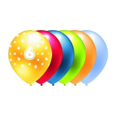 GoParty Balon nadruk 6 5 szt.