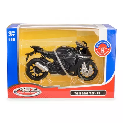 MSZ 1:18 YAMAHA YZF-R1 / 67705/black Daffi