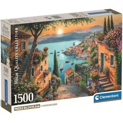 Puzzle 1500 el. Steps To The Harbor Clementoni