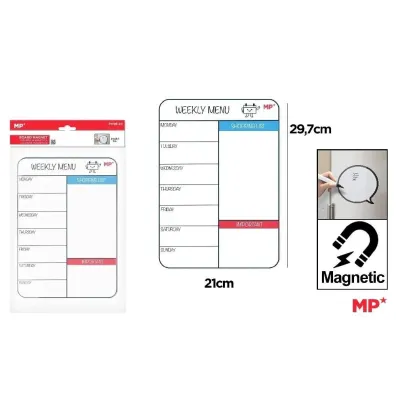 Mp Main Paper Planer tygodniowy magnetyczny A4