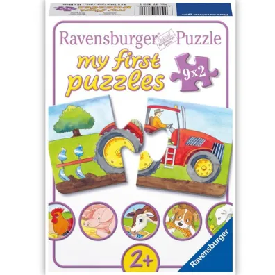 Puzzle 9x2 On the Farm Ravensburger