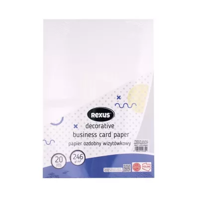 Beniamin Papier wizyt�wkowy A4 Juta bia�y 20 kartek