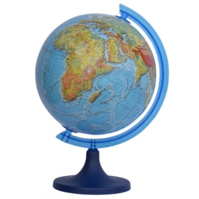 Globus fizyczny 11 cm